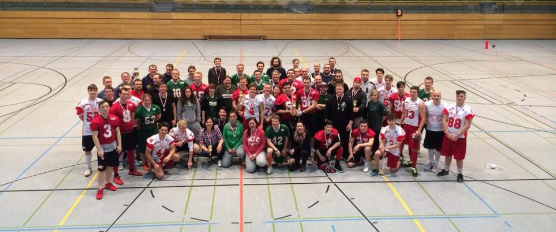 Flag Football: Platz 1 und 2 für Cougars in der Halle