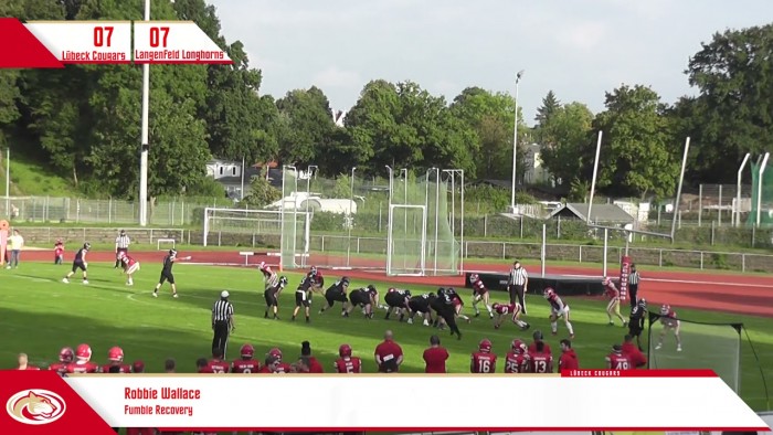 Highlights: Lübeck Cougars - Langenfeld Longhorns (4. September 2021)